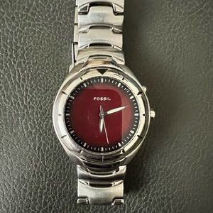 Men’s Fossil watch. Stainless steel.